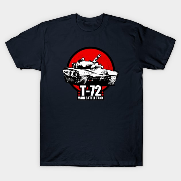 T-72 Tank T-Shirt by Firemission45